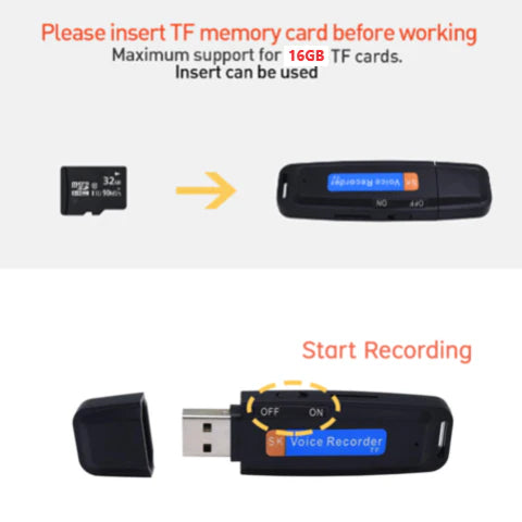 Usb voice recorder